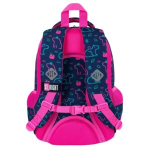 ghiozdan prescolari st right 3 compartimente impermeabil capybara16016