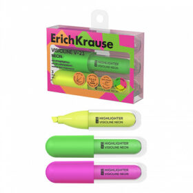 Set 3 evidentiatoare ErichKrause Visioline V-23 Neon