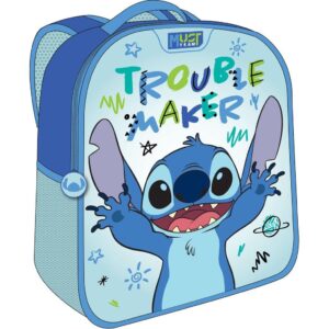Ghiozdan gradinita 26x10x32cm 3D Eva Lilo& Stitch Trouble Maker