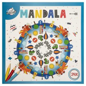 Alternative view of Carte colorat mandala 20,5×20,5 cm