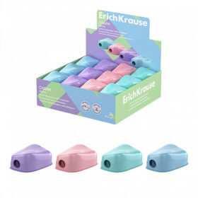 Ascutitoare plastic ErichKrause Charm Pastel , container
