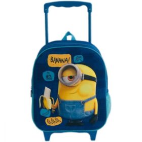 Troller gradinita 3D Minions, 38 x 28 x 14 cm
