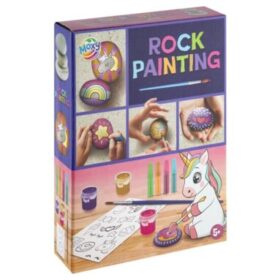Rock Painting Unicorn PICTURA PIATRA , 3pietre + pensula , Grafix