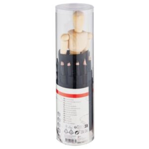 Alternative view of Set desen manechin+ creioane HB, Nassau Fine Art