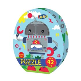 Puzzle 42 piese 42x42cm Robot ,Luna