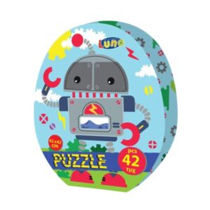 Puzzle 42 piese 42x42cm Robot ,Luna