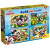 n01086610 8008324086610 puzzle de podea 2 in 1 lisciani mickey mouse maxi 1