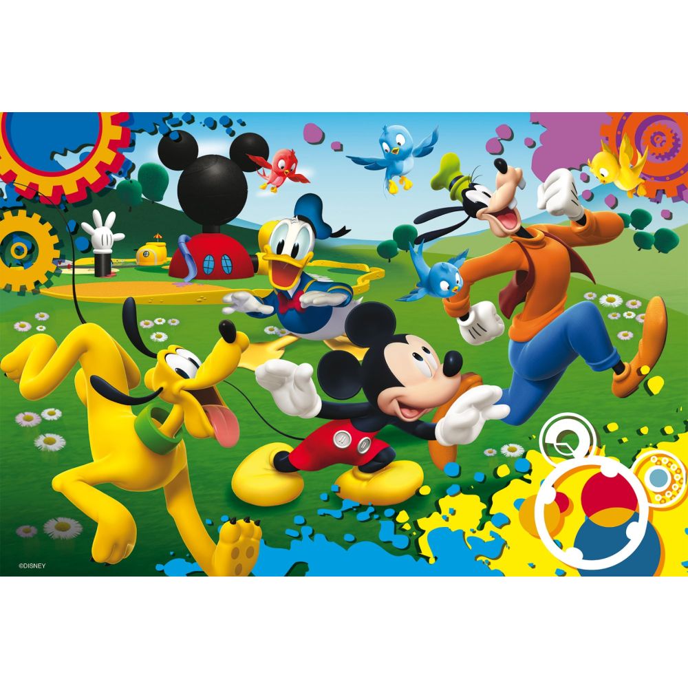 Puzzle Maxi 4×48 piese Lisciani Mickey Mouse - imagine 3