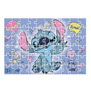 Alternative view of Puzzle folie 60 piese in tub 48x33cm Stitch Luna