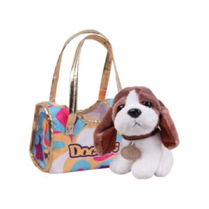 Alternative view of Plush Catel 20cm in punga cadou 25×13,5x20cm Luna