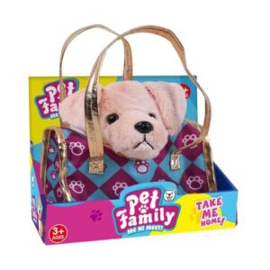 Plush catel in punga cadou 25×13,50x20cm Luna