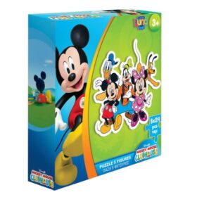Puzzle 5in1 -24 piese 26x26x6,5cm Disney Luna