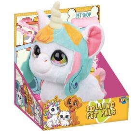 Plush interactiv Unicorn cu miscare si sunete 22,5x14x23cm Luna