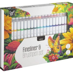 Set 40 finelinere&carioca Grafix