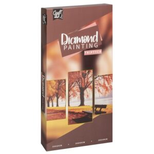 Pictura cu diamante Triptych-Landscape 40×20+30x20cm Grafix