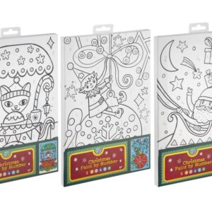 Pictura pe numere Craciun 3 modele Grafix