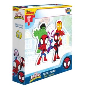 Puzzle 5 figurine 24 piese 26x26x6,5cm Spidey