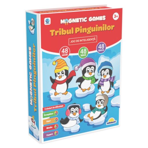 Tribul Pinguinilor -Jocuri de calatorie magnetice Smile Games - imagine 2