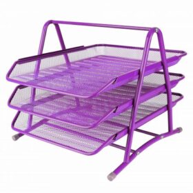 Set 3 tavite de birou metal plasa Mas Mov