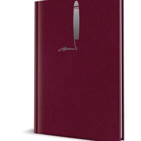 Agenda nedatata A5 224 pagini buretata personalizabila Balacron Bordo , Herlitz