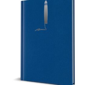 Agenda nedatata A5 224 pagini buretata personalizabila Balacron Albastru , Herlitz