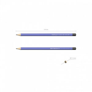 Alternative view of Creion grafit hexagonal EricKrause Grafix 100 HB 4/set fara guma