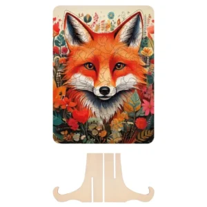 puzzle din lemn fox 130 buc forme unice de moxy RMS400097 3