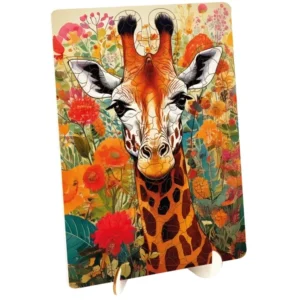 puzzle din lemn girafa 130 buc RMS400093 2