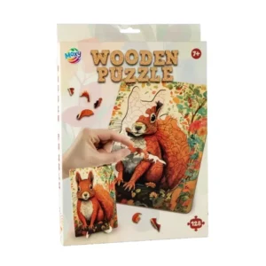 Puzzle lemn Veverita 130 piese , Grafix