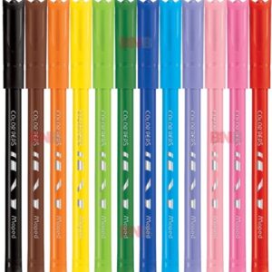 Alternative view of Carioci Color Peps Ocean, 12 culori/set, Maped