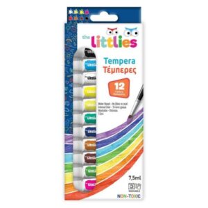 Tempera 12 culori 7.5ml "the Littlies"
