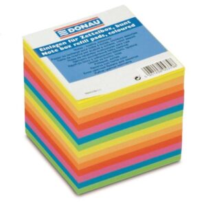 Cub hartie color DONAU, 700 file, neon, 90 x 90 x 90 mm, infoliat