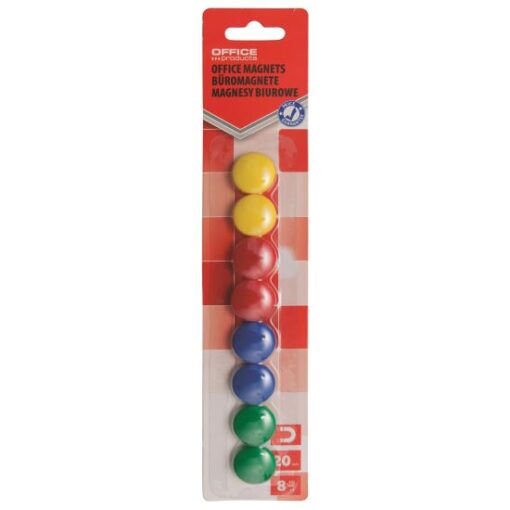 Magneti color OFFICE Products, 20 mm, set de 8 bucati 3 Magneti color OFFICE Products, 20 mm, set de 8 bucati