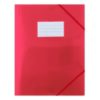 Mapa din plastic DONAU, cu eticheta si elastic pe colturi, A4, 480 microni, rosu 2 13242529 product 510x510 1