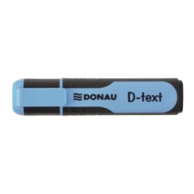 Textmarker DONAU D-text, corp cu grip, scriere de 1 -5 mm, albastru
