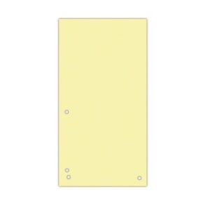 Separatoare C7 din carton DONAU, 105 x 240mm, 100 buc/set, galben