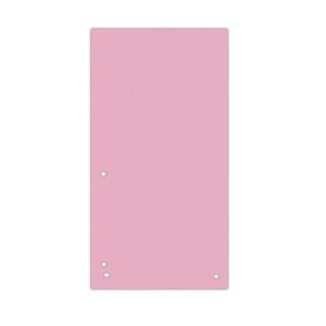 Separatoare C7 din carton DONAU, 105 x 240mm, 100 buc/set, roz