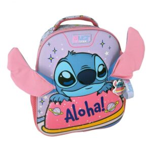 Ghiozdan 27x10x31cm 2 compartimente Stitch Aloha Must