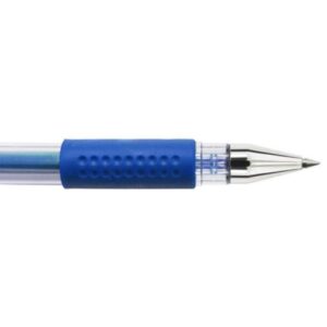 Alternative view of Pix cu gel DONAU, corp transparent cu grip, scriere de 0.5 mm, Albastru