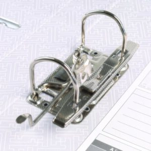 Alternative view of Biblioraft plastifiat Basic, 7.5 cm, colturi metalice, negru