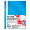 dosar plastic pp cu sina cu gauri grosime 100 170microni 50 buc set office products albastru