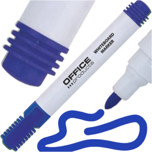 Alternative view of Marker whiteboard OFFICE Products, scriere de 1 – 3 mm, albastru