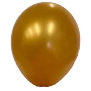 set 100 baloane latex metalizat auriu 13 cm 2889 666497