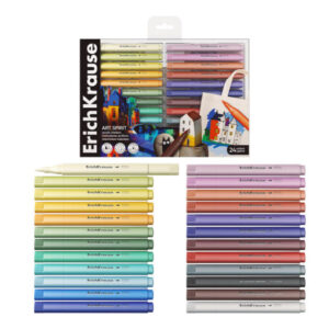 Set 24 markere acrilice Art Spirit cu pensula Erichkrause